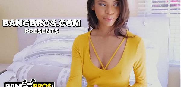  BANGBROS - Sam Shock Takes Naughty Pictures Of His Step Sister Nia Nacci And That Leads To Sex